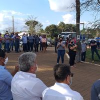 Manifestação - localização das comunidades de São Vicente