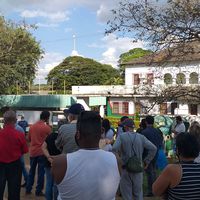 Manifestação - localização das comunidades de São Vicente