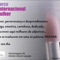 Cartão Dia da Mulher - 2016