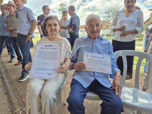 Senhor Amaurí Figueiredo, aluno da segunda turma (1946-48) do então Aprendizado Agrícola Gustavo Dutra.
